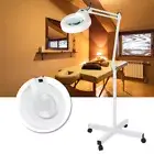 LED Magnifying Floor Light Lamp With 8X Magnifier For Home Reading Research New