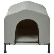 Lexi & Me Grey Canvas Kennel - X Large