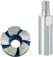 Concrete Polishing Wheel | 2.5cm/0.98in Concrete Grinder Sanding Wheel | Power Tool Bit Attachment for Granite Rock Thinset Removing Cement Brick Finishing