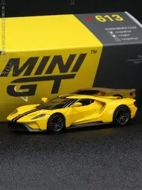 在飛比找Yahoo!奇摩拍賣優惠-車模 仿真模型車TSM MINIGT福特Ford GT Tr