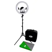 Savage 17" Ring Light Video Kit Great For Vloggers Beauticians Salons Barber