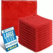 Microfiber Cleaning Cloth 40x40cm Super Absorbent Lint Free for Home Kitchen Sur