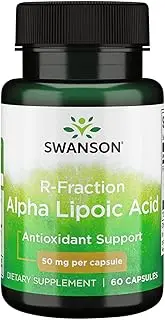Swanson Ultra Regular Strength R-Fraction Alpha Lipoic Acid 50mg 60 Capsules