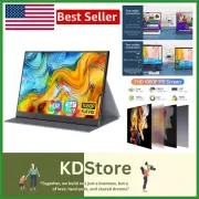 Full HD 15.6 Inch Portable Monitor with Smart Cover - Ideal for Gaming and Work