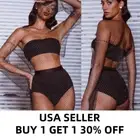 Women Rhinestone Crop Top Midi Skirt Sparkly Party Body Glitter Crystal