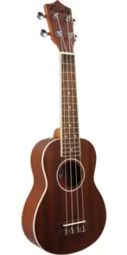 Amahi UK217S Select Mahoghany Soprano Ukelele, Bound Neck and Body, w/Bag