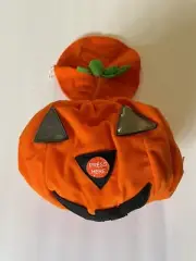Build a Bear Flashing Pumpkin Costume Jack O’ Lantern Halloween