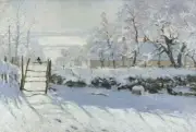 The Magpie By Claude Monet Paint By Numbers Kit Snow Winter Painting Art Artwork