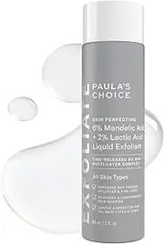 Paula’s Choice 6% Mandelic Acid + 2% Lactic Acid Exfoliant, Gentle Daily AHA Exfoliation for Discoloration, Bumpy Texture & Radiance, for Sensitive Skin, Fragrance-Free & Paraben-Free, 3 Fl. Oz.