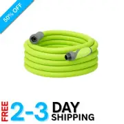Flexible 50 ft. SwivelGrip Hose - Lightweight, Kink-Free & Easy to Maneuver