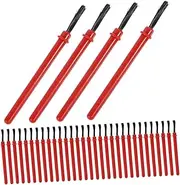 50pcs Painting Brush Color Mini Draw Paintbrush Party Paint Brush Preschool Kindergarten Classroom Paint Brushes Pigment Brush Painting Tool Red