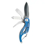 GERBER CURVE BLUE STAINLESS STEEL MULTI TOOL KNIFE 31-001040