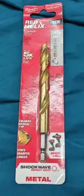 Milwaukee Shockwave Impact Duty Titanium Drill Bit- 7/16in 48-89-4625 NEW