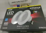 Feit Electric FLOOD 75W / Replacement LED Dimmable 2,700K 2pk ENHANCE (13DB4