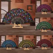 Lace Folding Fan Hand Held Silk Wedding Dance Party Flower Nice Spanish Style