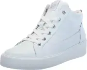 Brand New Naturalizer Womens Morrison Mid High Top Fashion Sneaker White US 9