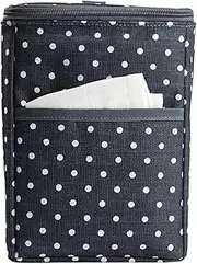 Bottle Cooler Bag, Breastmilk Cooler Bag, Baby Bottle Cooler Bag, Best Insulated Bag Foldable Cooler Bag for Daycare Use and Baby Bottles 23x16x17.3cm/9.06x6.3x6.81 (Black)