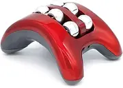 LEDON 15cm Compact VIbrating Foot Massager Shiatsu Roller Red