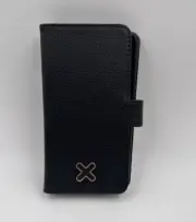 Mimco Hendrix Flip Case iPhone 14/14 Pro Black Rose Gold BNWT RRP $130 New