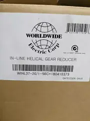 NEW! Helical Inline Speed Reducer, 56C Input Flange, 20:1 Ratio