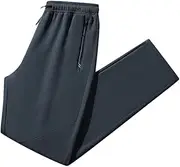 [YTR6TW] Winter Running Pant Windproof Thicken Fleece Sweatpants Men Joggers Cotton Warm Pants Male Waterproof Trousers