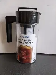 Takeya Cold Brew Coffee Maker, 1 Quart. Black, 10310. New. BPA Free. See Pics.