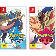 Nintendo Pokemon Sword and Pokemon Shield Bundle (Switch)