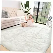 Super Soft Shaggy Rug for Bedroom, 3x5 Feet Fluffy Carpet for Living Room,