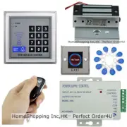 125KHZ RFID Card+Password Door Access Control+Magnetic Lock+Remote+IR Exit