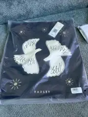 Radley London TWO TURTLE DOVES Open Top Canvas Tote Bag
