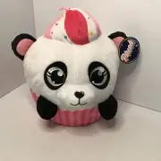 Panda Cupcake Plush Bensons Trading New With Tags