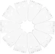 COMNESTBI 10Pcs Clear Blinds Hold Down Bracket Clips for Easy Installation and Secure Fixing of Blinds Reliable and for Home Use Prevents Shaking and Damage to Window
