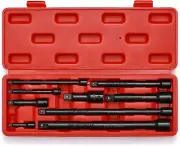 9PCS Impact Extension Bar Set 1/4", 3/8" & 1/2" Drive Socket Extension Set, CR-V