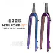 26 27.5" Carbon Bike Rigid Fork Disc Brake Quick Remove Mountain Bicycle Fork