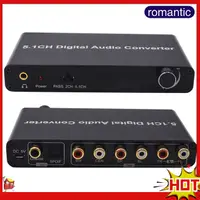 在飛比找蝦皮購物優惠-Rom 5.1 音頻數字聲音解碼器轉換器 SPDIF 轉 5