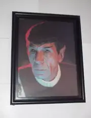 Star Trek Pin-up FRAMED #23 Leonard Nimoy Mr. Spock