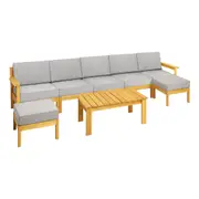 Livsip Outdoor Furniture 5-8Piece Sofa Set Garden Lounge Patio Furniture Setting