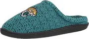 FOCO Men's NFL Team Logo Poly Knit Cup Sole Slippers