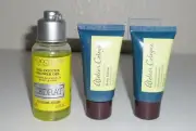 Atelier & L'Occitane Mens Cedrat Travel Lot Shower Gel, Hand Cream, Body Lotion