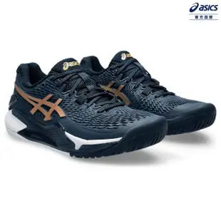 【asics 亞瑟士】GEL-RESOLUTION 9 女款 榮耀系列 網球鞋(1042A268-960)