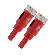 Diamond Core Drill Bit 4/5 Inch - FOCSTOL 2pcs 20mm Diamond Hole Saw with Hex...
