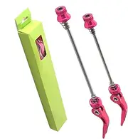 Quick Release Axle Skewer - Front Rear Bicycles Axle Skewer Parts Set,Heavy Duty Aluminum Alloy Wheel Hub Lever Set for Road Bike