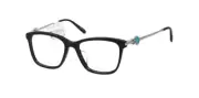 CHOPARD Demo Lens VCH320G 700Y 53 Ladies Eyeglasses Black Silver Frame