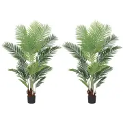 2X 165cm Artificial Swallowtail Sunflower Fake Decoration Tree Flower Pot Plant