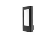 Amun LED Wall Light Matte Black 3000K IP54 Opal Diffuser