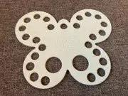Vintage The Creative Circle Butterfly 25 Hole Floss Organizer Thread Holder