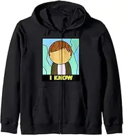 [STAR WARS] Han Solo I Know Stained Glass Zip Hoodie