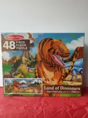 Melissa & Doug LAND OF DINOSAURS Floor Puzzle 48 pcs 4+ feet long