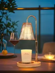 Candle Warmer Lamp with Timer, Adjustable Height Dimmable Candle Lamp Warmer,...
