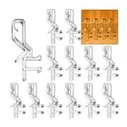 Venetian Blinds Transparent Trim Clip,Hidden Channel Clips,Easy to Use J7T5